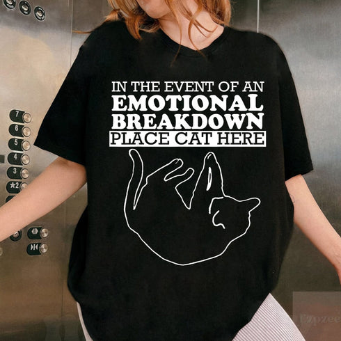 Funny Cat Shirts for Men and Women Cat Dad Mom Graphic Tee Casual Cat Lover T-Shirt Gift - 7