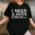 Funny Adult Humor Cocktail T-Shirt Great Drinking Gift for Men and Women Unique Party Tee - 3