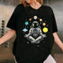 Meditating Astronaut Galaxy Spaceman Cosmos T-Shirt for Space Lovers and Astronomy Fans - 3
