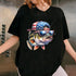 Funny Fishing T Shirt with American Flag Fisherman Gift Outfit for Men and Women - 5