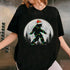 Bigfoot Santa Christmas Tree Lights Funny Sasquatch Xmas T-Shirt Holiday Novelty Tee - 6