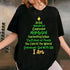 Christian Christmas Tree Shirt with Jesus and Bible Names Festive Xmas Religious Tee - 9