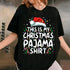 Funny Christmas Pajama Shirt for Men and Women Comfy Holiday Xmas PJs T Shirt Gift - 5