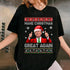 Make Christmas Great Again Funny Trump Pajama Ugly T-Shirt Holiday Novelty Gift - 4