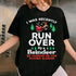 Funny Christmas Reindeer Runover T-Shirt Holiday Novelty Gift for Men and Women - 6