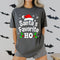 Funny Christmas Santa Naughty Ho Pajama T-Shirt Black Unisex Adult Cotton Polyester Small - 2