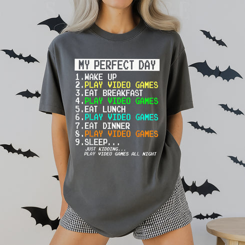 Funny Gamer T-Shirt for Men Boys Gaming Apparel Cool Video Game Gifts Casual Humor Tee - 8