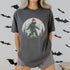 Bigfoot Santa Christmas Tree Lights Funny Sasquatch Xmas T-Shirt Holiday Novelty Tee - 2