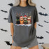 Cat Christmas T-Shirt with Santa Reindeer Lights Fun Holiday Shirt for Cat Lovers - 9