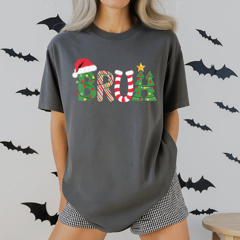 Bruh Funny Christmas Shirt for Boys and Women Holiday Graphic Tee Gift Clothing - 48