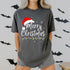 Merry Christmas Lights Santa Hat Family Matching Pajama T-Shirt Holiday Sleepwear Top - 7