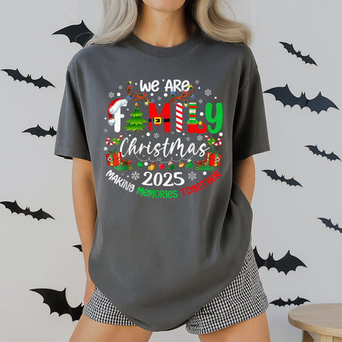 We Are Family Christmas 2025 Making Memories Together Holiday T-Shirt Xmas Gift Idea - 8