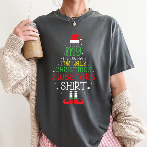 Funny Ugly Christmas T-Shirt for Men and Women Perfect for Festive Holiday Parties - 3