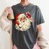 Vintage Christmas Santa Claus Face Funny Old Fashioned Holiday Graphic Xmas T-Shirt - 4
