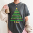 Christian Christmas Tree Shirt with Jesus and Bible Names Festive Xmas Religious Tee - 5