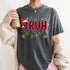 Bruh Funny Christmas Red Plaid Teen Boys Xmas Pajamas Shirt Holiday Sleepwear Top - 48