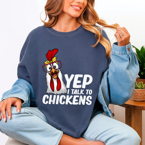Funny Chicken T-Shirt for Men and Women Crazy Chicken Farmer Lovers Gift Tee - 9