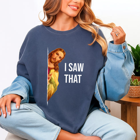 Funny Jesus Meme Classic T-Shirt for Men and Women Black Crew Neck Cotton Tee - 9
