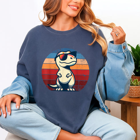 Funny Dinosaur T Rex Retro Graphic Tee Shirt for Men and Women Novelty Gift Apparel - 9