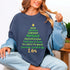 Christian Christmas Tree Shirt with Jesus and Bible Names Festive Xmas Religious Tee - 3