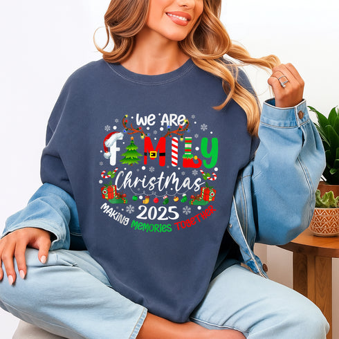 We Are Family Christmas 2025 Making Memories Together Holiday T-Shirt Xmas Gift Idea - 6