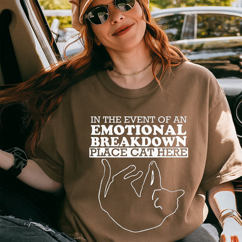 Funny Cat Shirts for Men and Women Cat Dad Mom Graphic Tee Casual Cat Lover T-Shirt Gift - 4