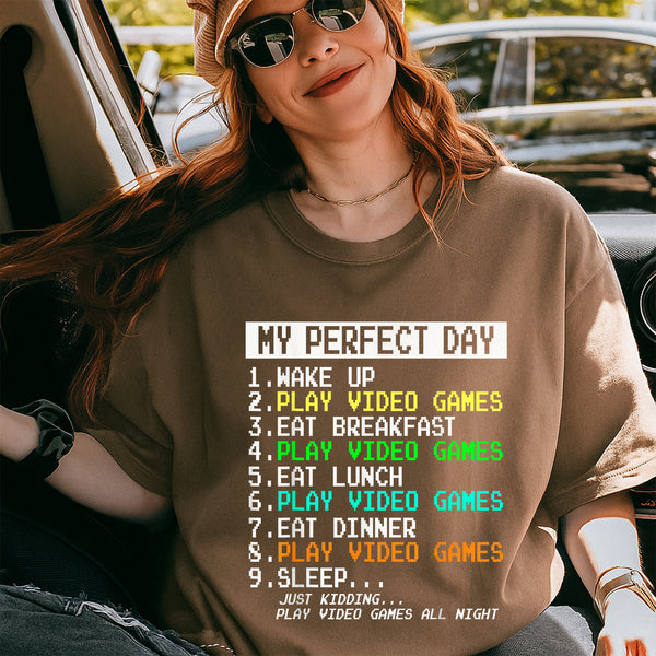 Funny Gamer T-Shirt for Men Boys Gaming Apparel Cool Video Game Gifts Casual Humor Tee - 2