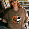 Nightmare Before Christmas Pumpkin Face Short Sleeve T-Shirt for Adults Unisex Casual Tee - 2