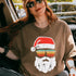 Santa Face Retro Sunglasses Christmas T-Shirt Holiday Gift for Men and Women - 8