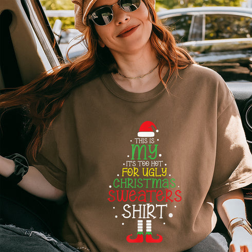 Funny Ugly Christmas T-Shirt for Men and Women Perfect for Festive Holiday Parties - 4