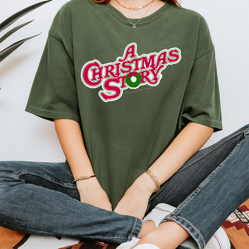 A Christmas Story Classic Logo T-Shirt Holiday Movie Graphic Tee for Men and Women - 9