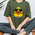 Cool Duck Sunglasses T-Shirt for Men and Women Fun Rubber Duck Lover Gift Graphic Tee - 2