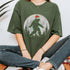 Bigfoot Santa Christmas Tree Lights Funny Sasquatch Xmas T-Shirt Holiday Novelty Tee - 5