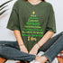 Christian Christmas Tree Shirt with Jesus and Bible Names Festive Xmas Religious Tee - 7