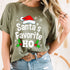 Funny Christmas Santa Naughty Ho Pajama T-Shirt Black Unisex Adult Cotton Polyester Small - 48