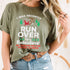 Funny Christmas Reindeer Runover T-Shirt Holiday Novelty Gift for Men and Women - 48
