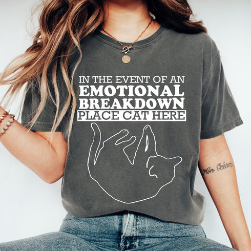 Funny Cat Shirts for Men and Women Cat Dad Mom Graphic Tee Casual Cat Lover T-Shirt Gift - 48