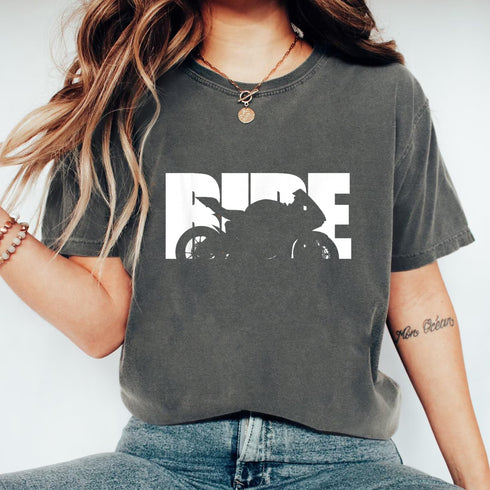 Motorcycle Rider Biker T-Shirt Classic Short Sleeve Bike Motorcyclist Apparel for Men and - 6