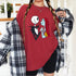 Nightmare Before Christmas Jack and Sally Graphic T-Shirt Unisex Casual Tee Shirt - 5