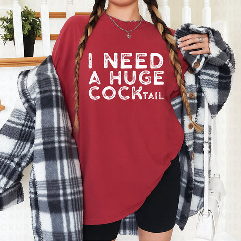 Funny Adult Humor Cocktail T-Shirt Great Drinking Gift for Men and Women Unique Party Tee - 48