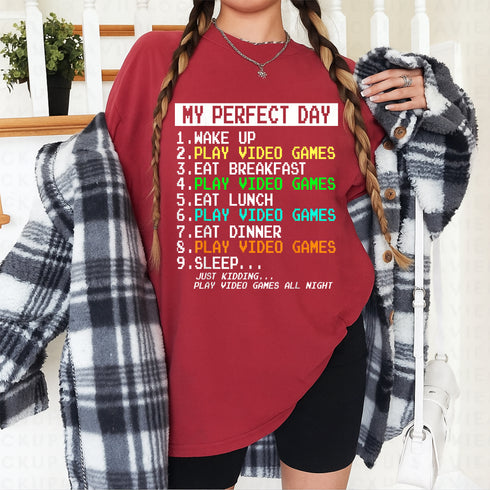 Funny Gamer T-Shirt for Men Boys Gaming Apparel Cool Video Game Gifts Casual Humor Tee - 3