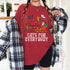 Funny Christmas Cat Santa T-Shirt for Women Cute Holiday Cats Xmas Tee Gift - 3