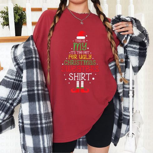 Funny Ugly Christmas T-Shirt for Men and Women Perfect for Festive Holiday Parties - 5
